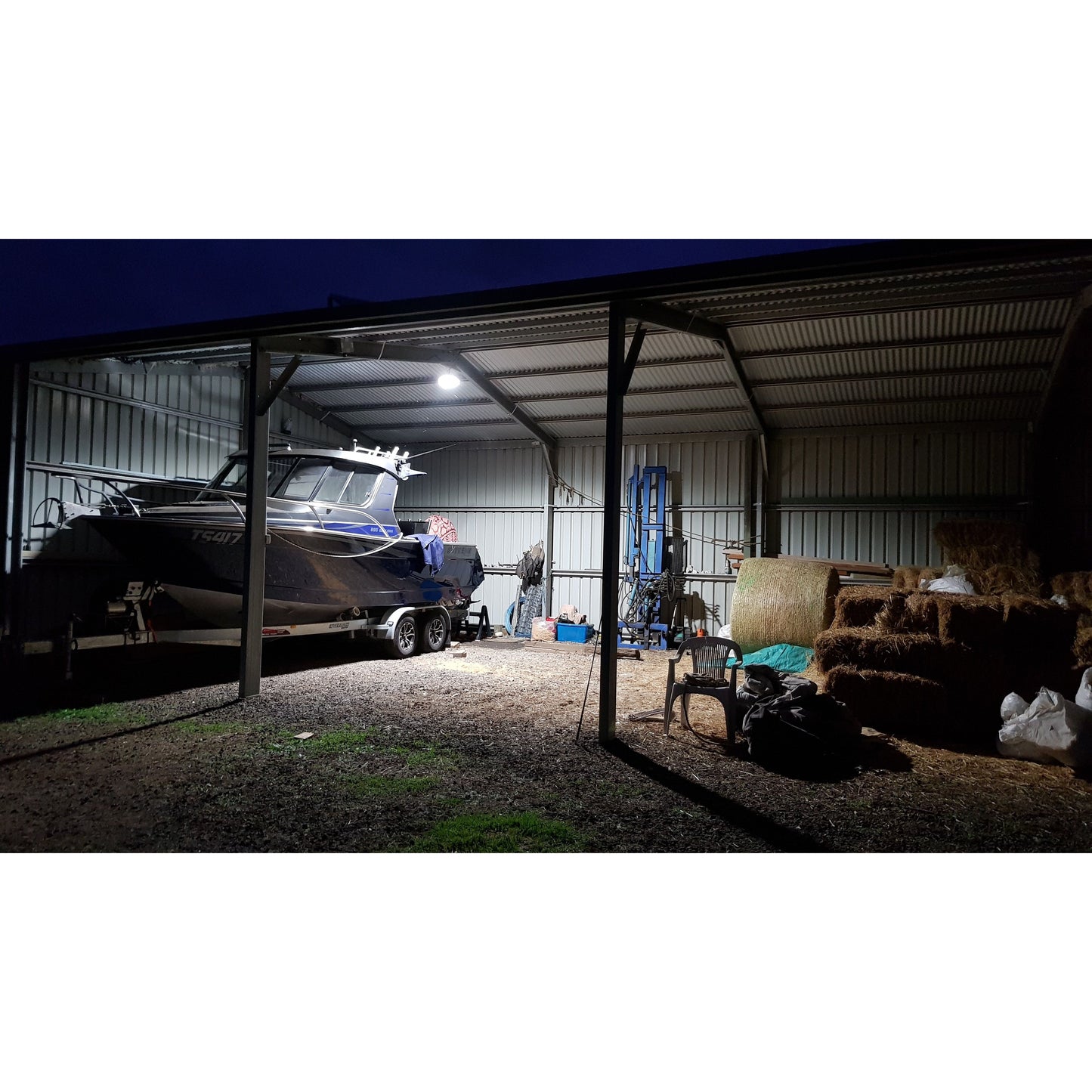 100W Solar Low Bay Light