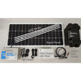 Solar LED Lighting Kit for 4 Horse Stable/ Tack Room / Shed Solar Setup