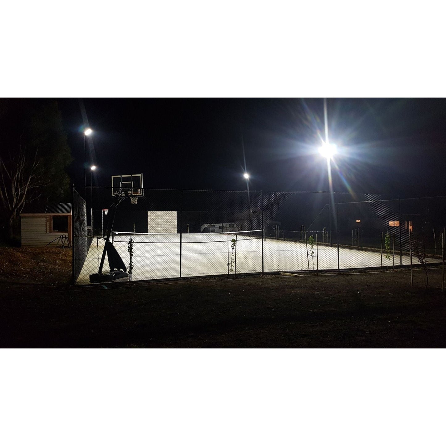 Tennis Court 200W LED Solar Flood Light