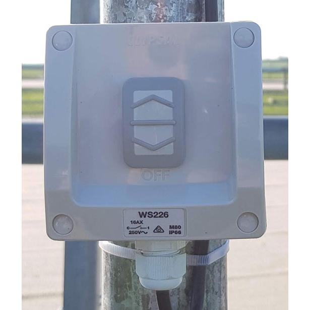 10W LED Solar Flood Light