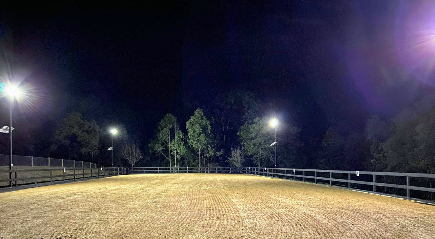 Horse Arena Solar Lighting