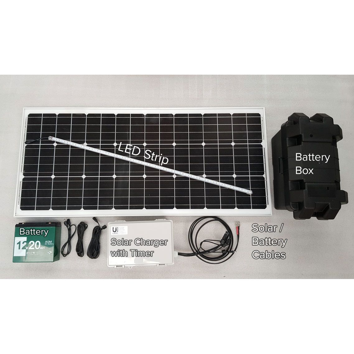 1 Horse Stable Solar LED Lighting Kit