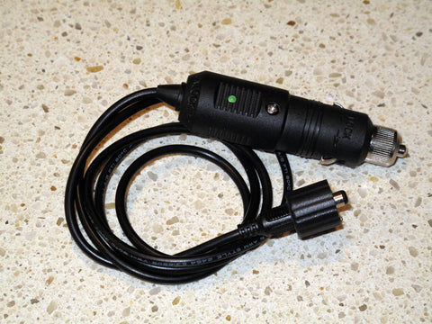 12V Cigarette Lighter Plug with 1m Ext Cable fitted