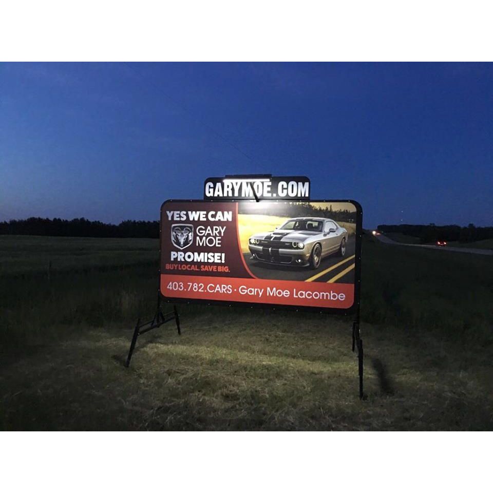 Solar Powered LED Billboard / Business Sign Light