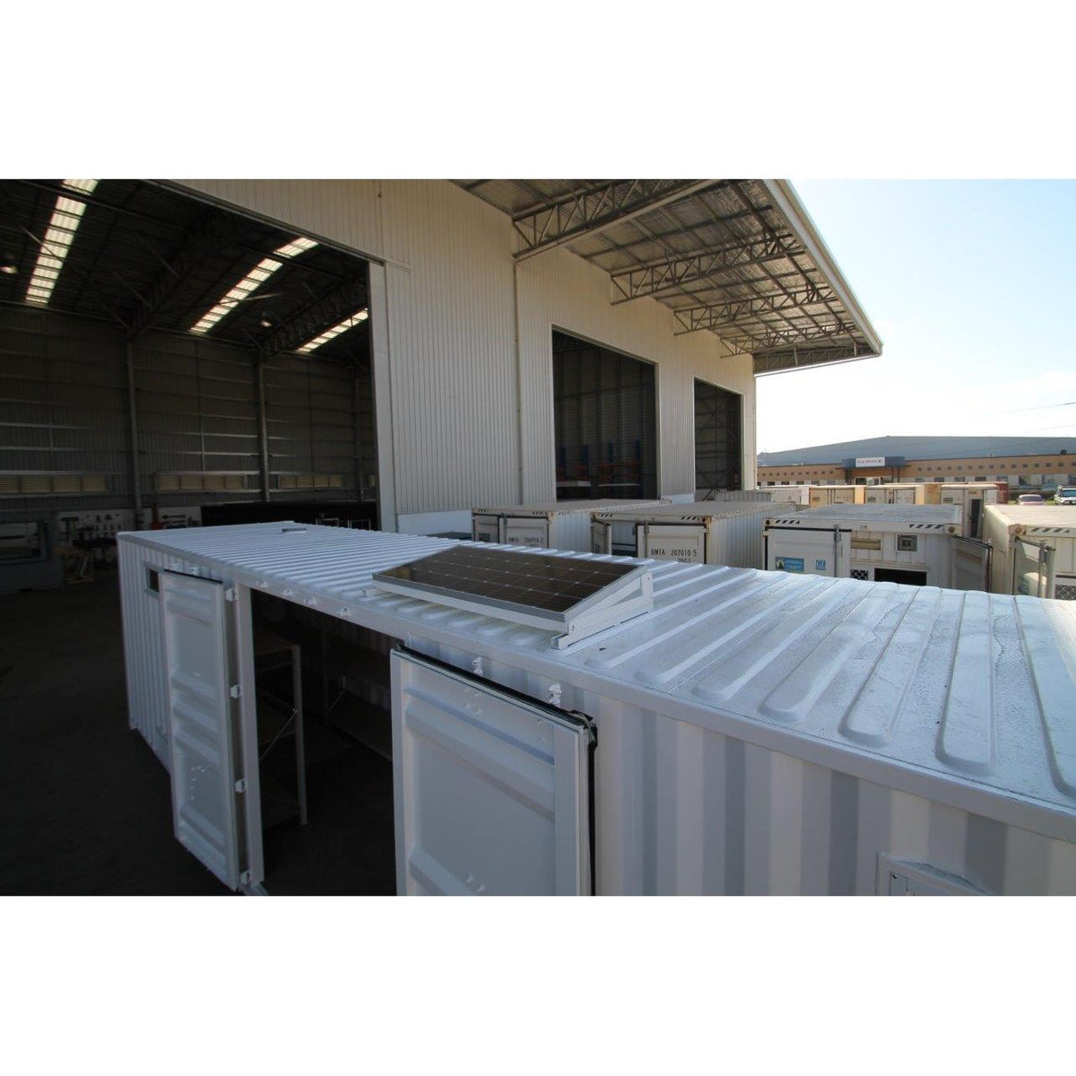 Solar LED Lighting Kit for Commercial Shipping Container Setup – Uneek LEDs