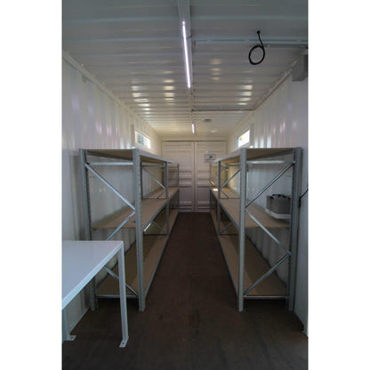Solar LED Lighting Kit for Commercial Shipping Container Setup