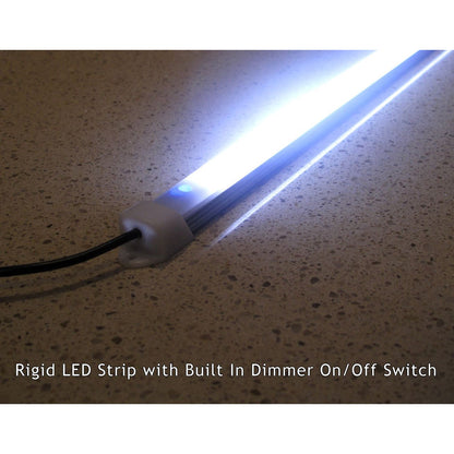 12V Rigid 50cm Long 8520 LED strip with Built in Dimmer