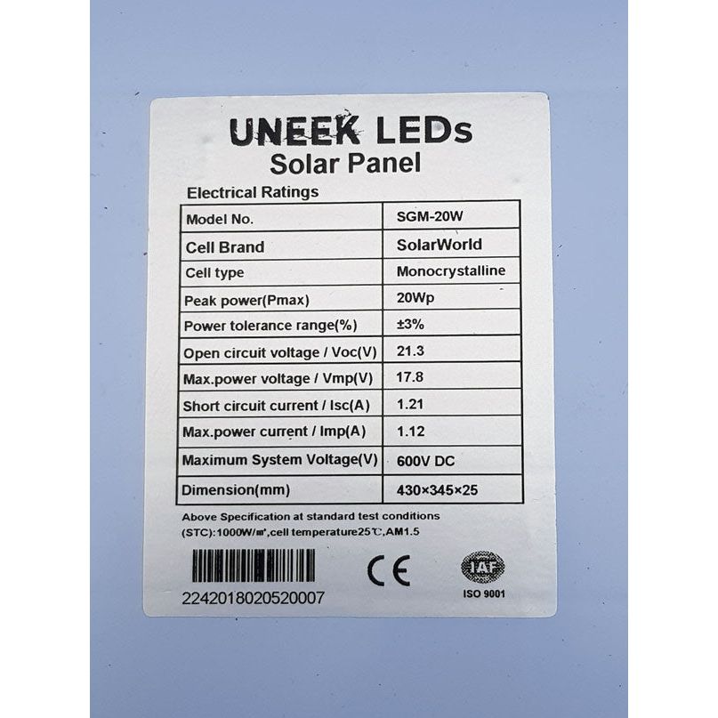 Solar LED Lighting Kit for 40Ft Shipping Container