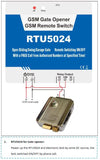 RTU5024 On/Off Relay 4G GSM Gate Opener Unit