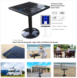 Smart Solar Rechargeable Cafe Table
