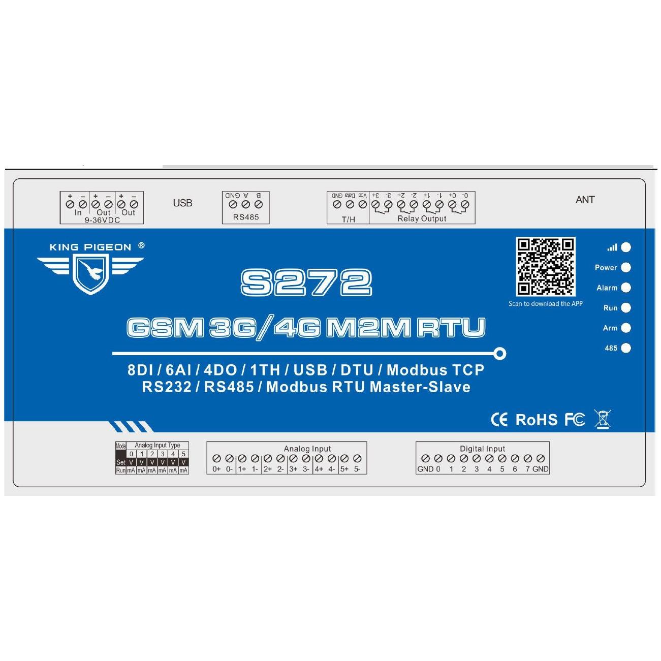 Remote Terminal Unit - 4G GSM IoT M2M